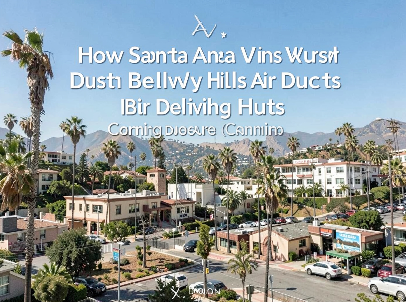 How Santa Ana Winds Carry Dust Into Beverly Hills Air Ducts